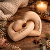 Personalized Names Infinity Heart Sculpture - Romantic Couple Keepsake, Anniversary Present for Him Her HO82 901356