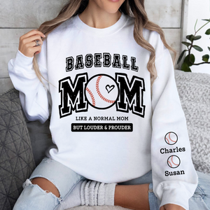 Baseball mama, Loud and Proud Baseball Sweatshirt Personalized Gift For Mother's Day HO82 893644
