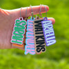 Custom Name Keychain Diaper Bag Tag, Label Bag Charm Kids Keychain LM32 669539