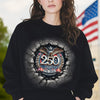 USA Eagles 250th Anniversary Semiquincentennial 1776-2026 Dark Shirt LM32 899049