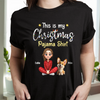 This is My Christmas Pajamas Shirt Personalized Dog Dark Shirt HA75 898184