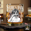 Personalized Vintage Photo Dad, Mom Whiskey Glass TH10 170077
