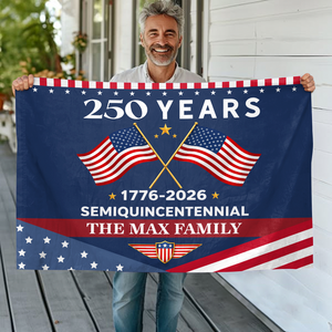 250 Years Semiquincentennial 1776-2026 America House Flag CH07 910184