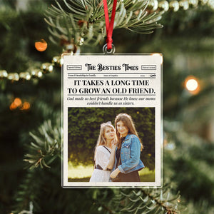 Custom Photo The BFF Times Acrylic Ornament Christmas Gift For Besties HO82 894730