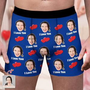 Custom Photo I Love You Men's Boxer Brief Funny Valentine Gift CH07 899300
