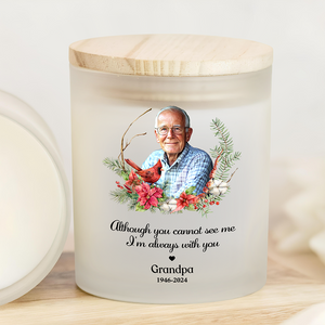 Custom Photo You Will Remain In Our Hearts Forever Memorial Glass Jar With LED Candle HO82 893824