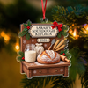Custom Name Bread Baker Xmas Decor 2026 Acrylic Ornament Gift for Sourdough Lover TH10 171137