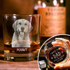 Custom Photo I Woof You Dad Whiskey Glass TH10 892781