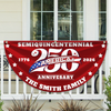 Custom Name America 250 Years Semiquincentennial Patriotic 1776-2026 Fan Flag CH07 910576