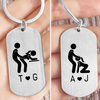 Personalized Funny Adult Metal Keychain Naughty Gift CH07 180408
