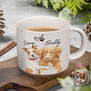 Custom Photo Dog Cat Pottery Mug For Dog Cat Lovers TH10 896927