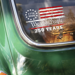 250 Years We The People US Flag Car Window Decal Sticker HA75 898758