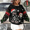 Custom Photo Meowy Catmas To The World Cat Ugly Sweater CH07 899462