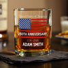 Custom Family Name USA 250th Anniversary Whiskey Glass TH10 898341