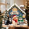 Custom Cat Photo Meowy Catmas Acrylic Ornament, Personalized Christmas Keepsake LM32 670367