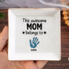 This Awesome Mom Belongs To Personalized Jewelry Dish Mother's Day Gift for Mom HA75 892068