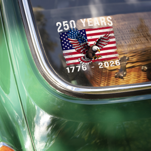 1776 - 2026 America 250 Anniversary Car Window Decal Sticker CH07 910112