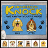 Custom Dog Photo No Need To Knock Personalized Doormat For Dog Lovers LM32 893357