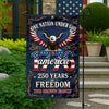 Custom Family Name One Nation Under God America 250th Anniversary Garden Flag LM32 669287