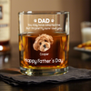 Custom Dog Photo You May Have Adopted Us Whiskey Glass Father’s Day Gift HO82 902506