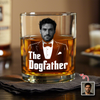 Custom The Dogfather Photo Whiskey Glass Gift For Dod Dad TH10 896731