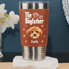 Cool Dog Father - Personalized Custom Leather Tumbler LM32 893697