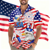 America Flag Eagle Patriotic Hawaii Shirt HA75 921004
