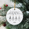First Christmas As Family Ceramic Ornament Personalized Gift HO82 894594
