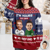 Custom Funny Face You And Me We Are A Team Together Ugly Sweater LM32 895569