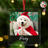 Custom Dog Photo Acrylic Ornament Christmas Gift For Dog Lovers LM32 895769
