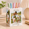 Custom Photo Collage Building Brick Block Daddy & Me Pencil Holder Keepsake Gift LM32 669091