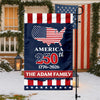 USA 250th Birthday Anniversary America Garden Flag Patriotic Decor CH07 910044