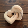 Personalized Names Infinity Heart Sculpture - Romantic Couple Keepsake, Anniversary Present for Him Her HO82 901356