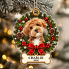Personalized Pet Photo Christmas Acrylic Ornament Dog Lover Gift CH07 180746