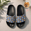 Custom Dog Cat Face Photo With Icon Slide Sandals - Gift For Dog Cat Lovers HO82 902580