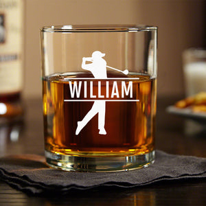 Personalized Golf Engraved Rock Glass Gift for Golfer HA75 898524