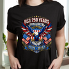 Celebrate USA 250 Years Eagle Patriotic TShirt 1776-2026 USA 250th Anniversary Dark Shirt CH07 910962
