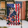 Personalized Cute Dog 250 Years Of Freedom Gift for Dog Lovers Garden Flag LM32 899219