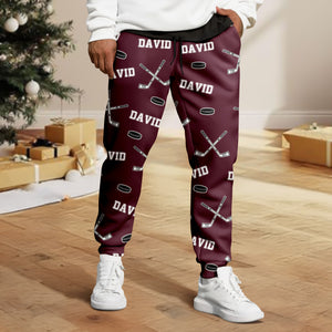 Hockey Custom Name - Personalized Sweatpants Gift For Hockey Lovers HO82 900190