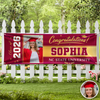 Custom Photo Class of 2026 Congrats Graduation Banner Party Decor HA75 921246