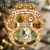 Custom Dog Photo In Loving Memory Memorial Acrylic Ornament TH10 171465
