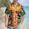 Custom Photo Funny Abs Hawaii Shirt TH10 169871