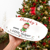 Custom Photo Grandma Little Helpers - Personalized Platter Christmas Gift For Mom And Grandma CH07 896312
