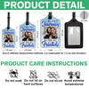 Custom Photo Best Traveled With Friends Personalized Luggage Tag Holiday Vacation Gift, Gift For Best Friends, BFF HA75 892666