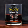 Personalized This Dad Belongs To Us Rock Glass - Father's Day Gift For Husband, Dad, Grandpa LM32 669061