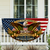 God Bless America Custom Family Name USA 250th Anniversary Fan Flag CH07 911850