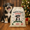 Personalized Dog Photo North Pole Express Christmas Santa Sack For Dog Mom Dad CH07 180452