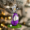Personalized Name Golf Christmas Acrylic Ornament For Golf Lovers HA75 921840