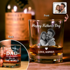 Personalized To The World You Are Dad Whiskey Glass Gift For Father’s Day CH07 911408