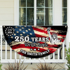 Custom Family Name 250 Years We The People Non-Pleated Fan Flag HA75 920908
